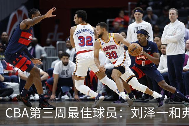 CBA第三周最佳球员：刘泽一和弗格携手当选